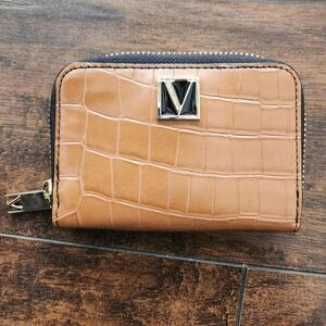 Victoria's Secret Tan Croc-Embossed Wallet